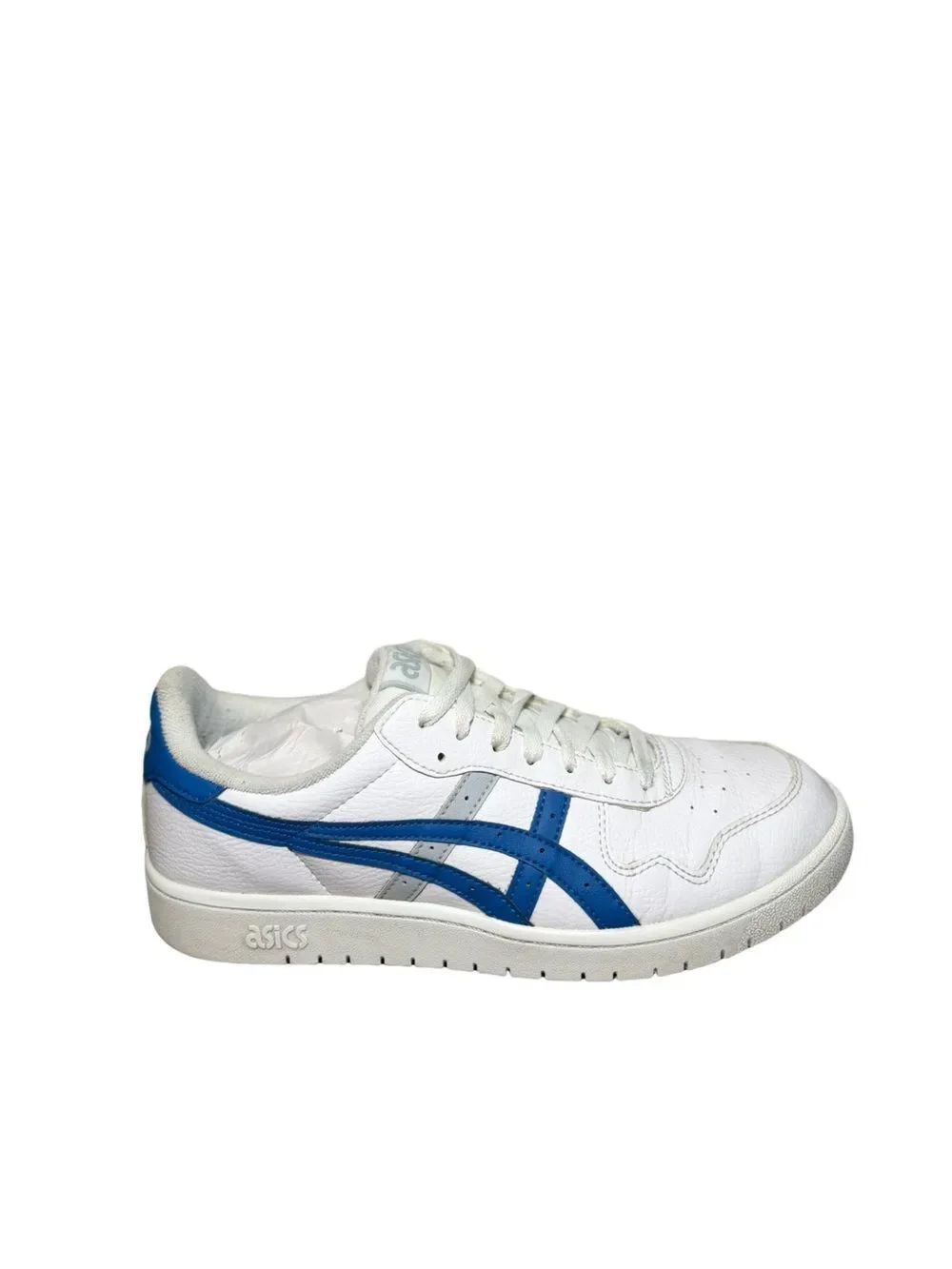 Asics White Sneakers with Blue and Gray Accents size 9.5 Men